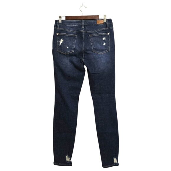 Judy Blue Distressed Skinny Fit Jeans Sz 29 - Picture 5 of 9